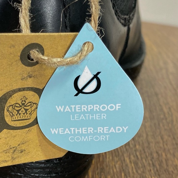 NWT Born Cove Waterproof Chelsea Boot Women’s Size 8.5 Black - Picture 10 of 11